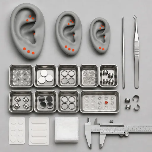 Faux snug, faux rook e stacked lobe: como simular piercings que a sua anatomia recusa sem inventar risco