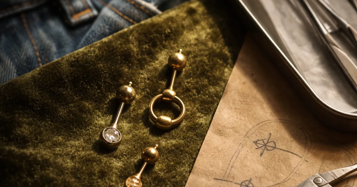 Terceiro furo e piercing no umbigo voltam: o revival Y2K que está forçando a decidir de novo onde furar