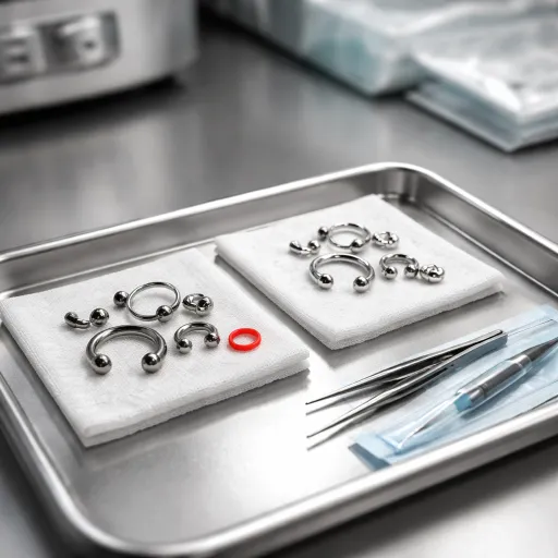 Titânio ASTM F136 vs aço cirúrgico 316L: a comparação que define se o seu piercing cicatriza fácil ou briga com você