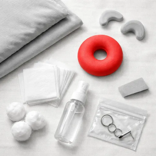 Dormir com piercing novo: travesseiros, posições e o truque do donut que salva helix e conch