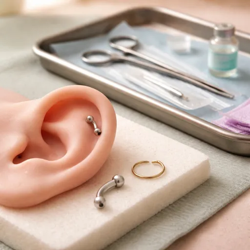 Rook: o piercing escondido na dobra superior que cicatriza em silêncio e aceita curvas que ninguém espera