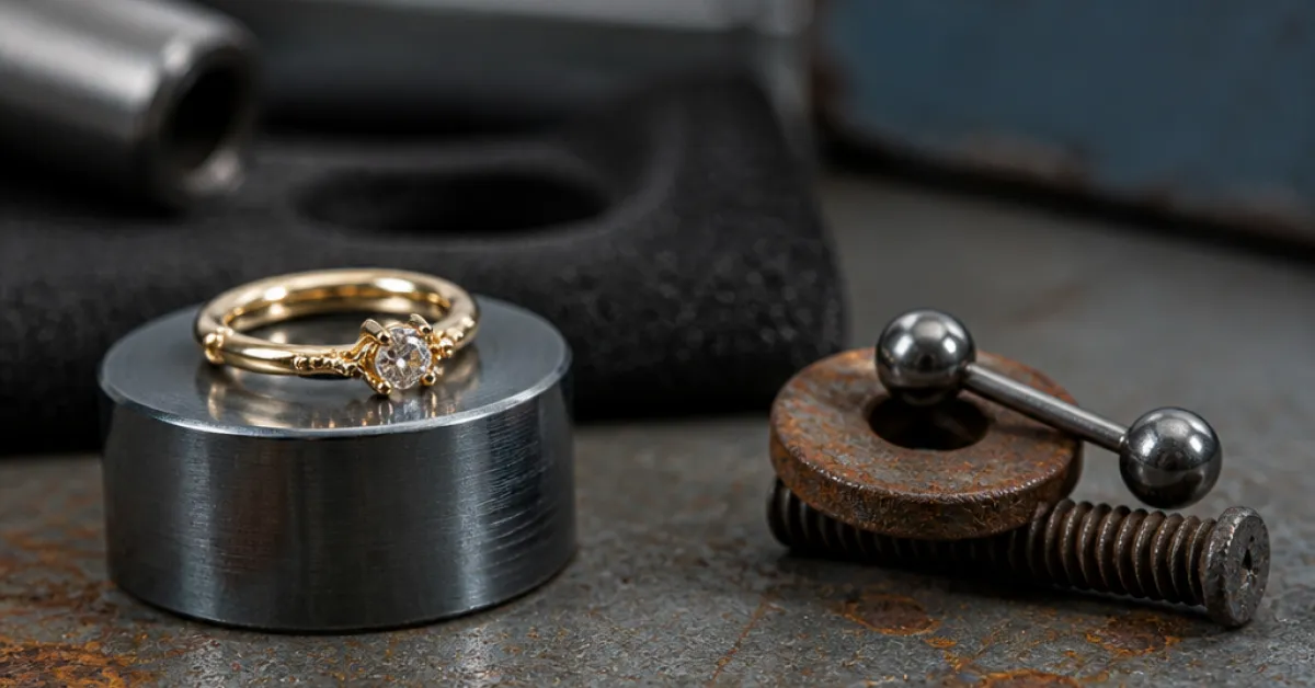 Piercing de luxo no Brasil: quando a joia de R$ 5.000 vale cada centavo e quando o titânio de R$ 80 resolve igual